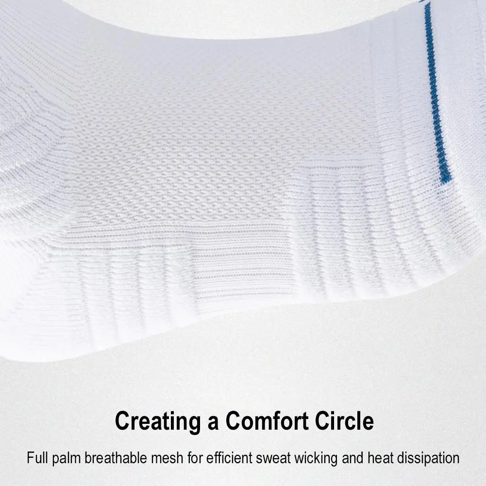 1Pair Professional basketball socks thickened towel bottom game training sports socks ankle protection non-slip socks