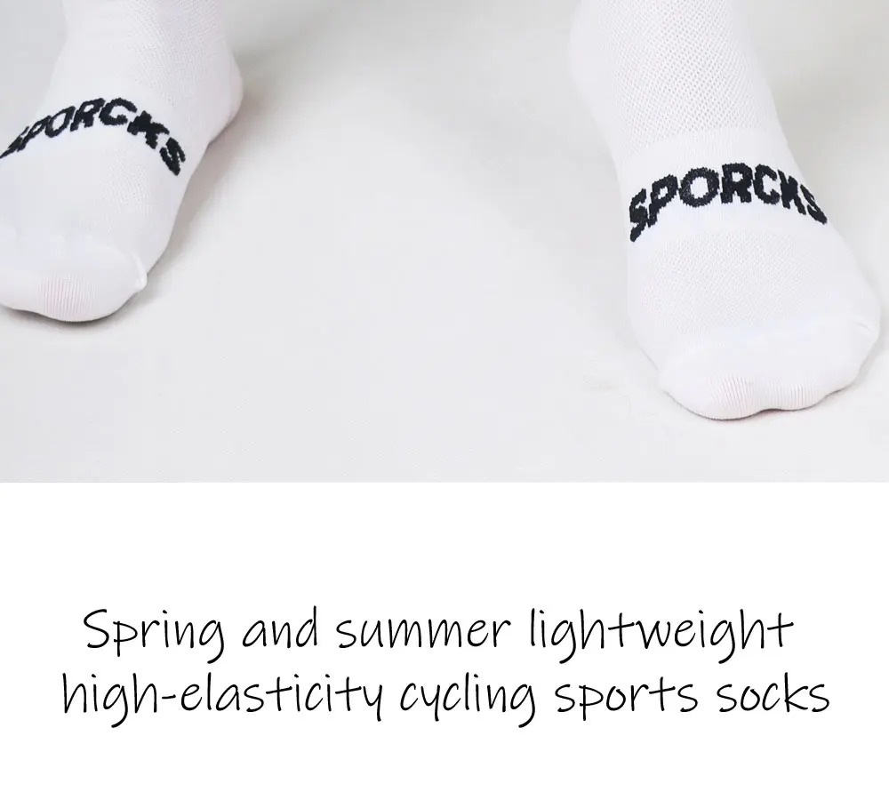 Sporcks Cat Pattern Cycling Socks Spring and Summer Men's and Women's Road Cycling Sports Trendy Breathable High-Elastic Wear-Resistant Mid-Calf Socks Sr-10