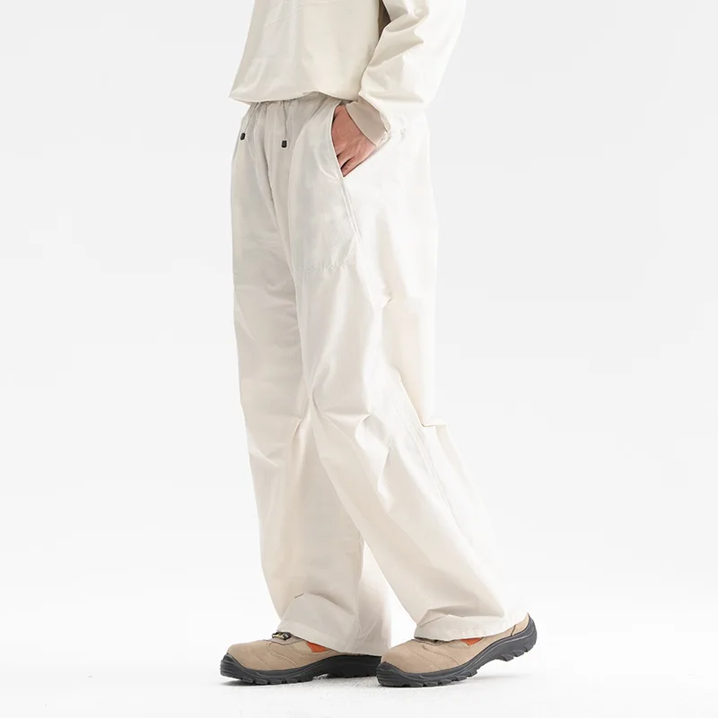 Men Streetwear Fashion Loose Casual Lightweight Quick Dry Sport Pants Women Outdoor Techwear Cargo Baggy Pant Boy Girl Trousers