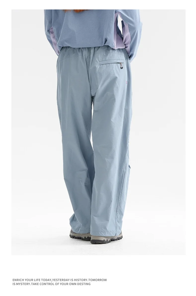 Men Streetwear Fashion Loose Casual Lightweight Quick Dry Sport Pants Women Outdoor Techwear Cargo Baggy Pant Boy Girl Trousers