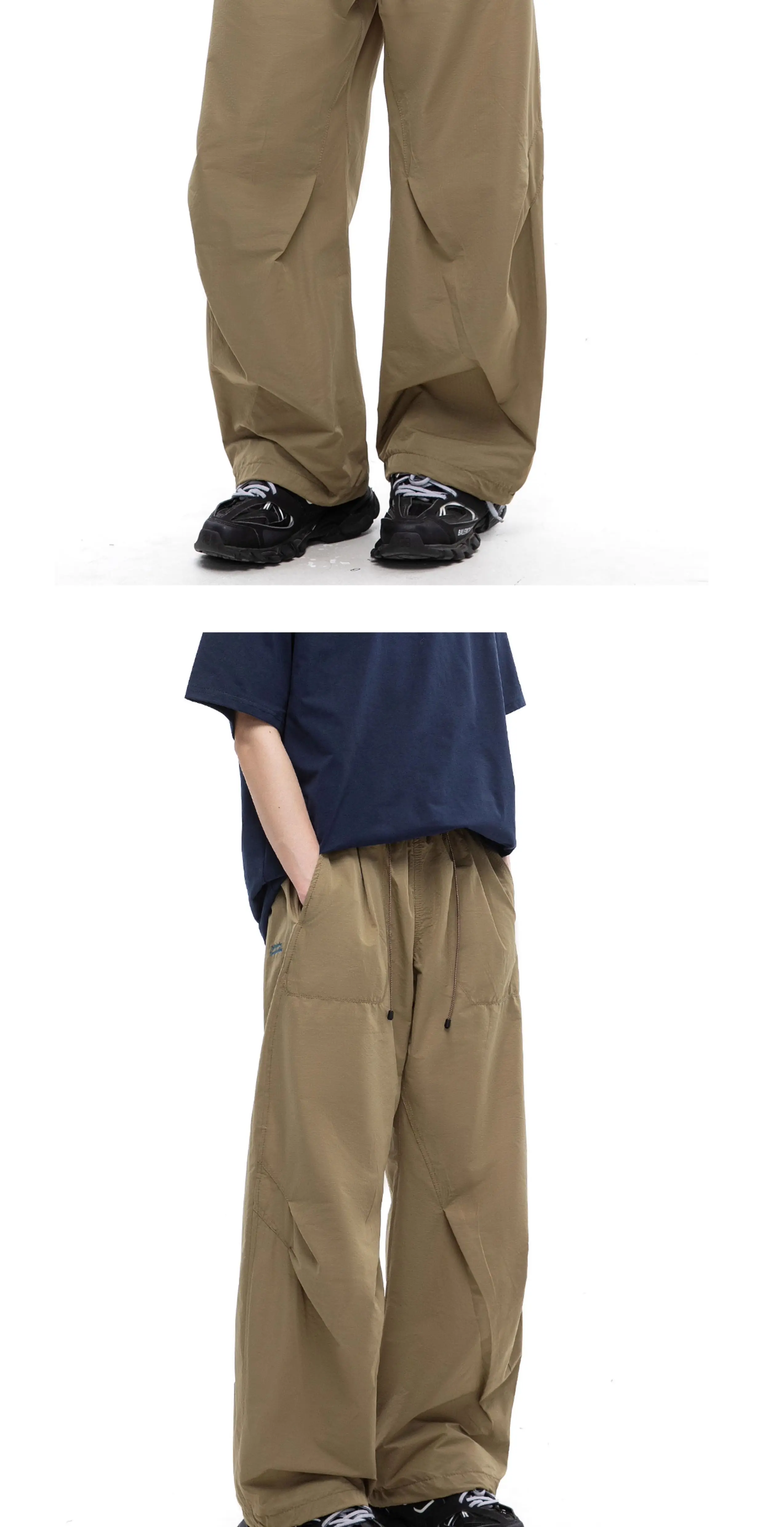 Men Streetwear Fashion Loose Casual Lightweight Quick Dry Sport Pants Women Outdoor Techwear Cargo Baggy Pant Boy Girl Trousers