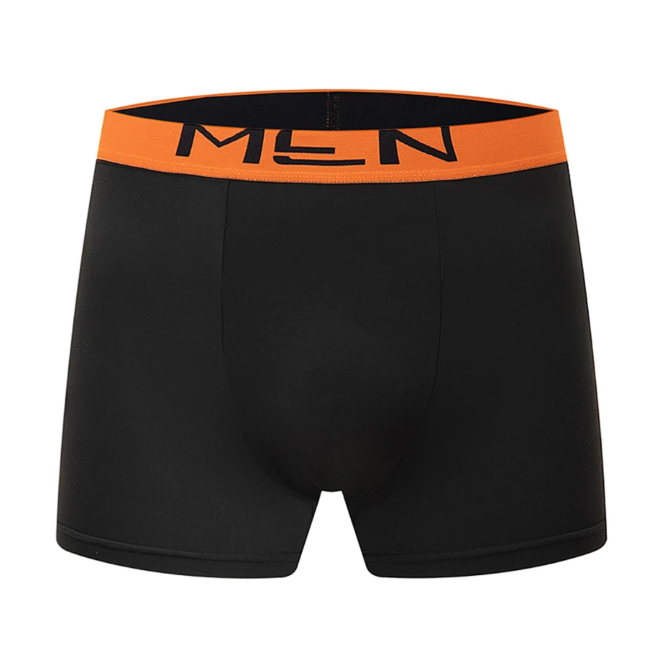 5/10 Piece Set Of Men's Seasonal Fashionable Underwear Flat Corner Pants Comfortable Plus Size Color MEN Elastic Waist Shorts