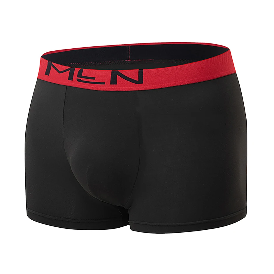 5/10 Piece Set Of Men's Seasonal Fashionable Underwear Flat Corner Pants Comfortable Plus Size Color MEN Elastic Waist Shorts