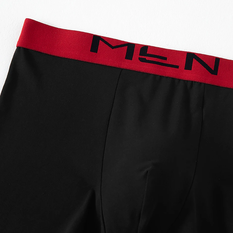 5/10 Piece Set Of Men's Seasonal Fashionable Underwear Flat Corner Pants Comfortable Plus Size Color MEN Elastic Waist Shorts
