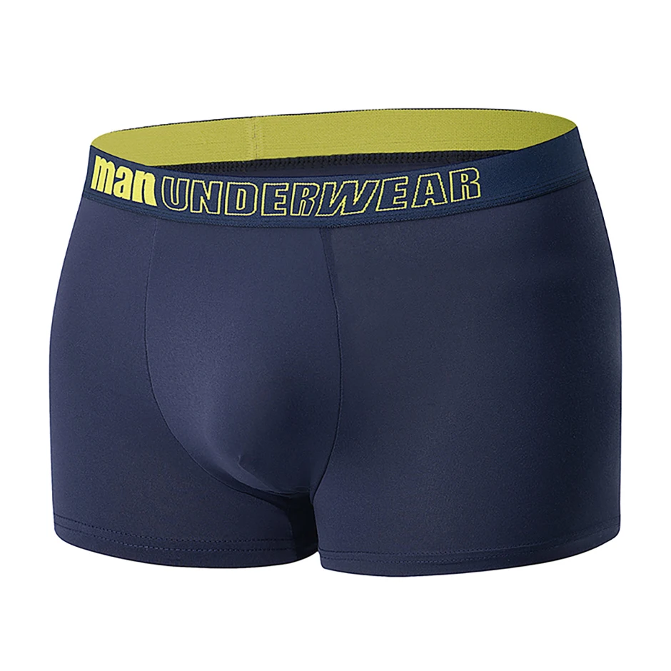 5/10 Piece Set Of Men's Seasonal Fashionable Underwear Flat Corner Pants Comfortable Plus Size Color MEN Elastic Waist Shorts