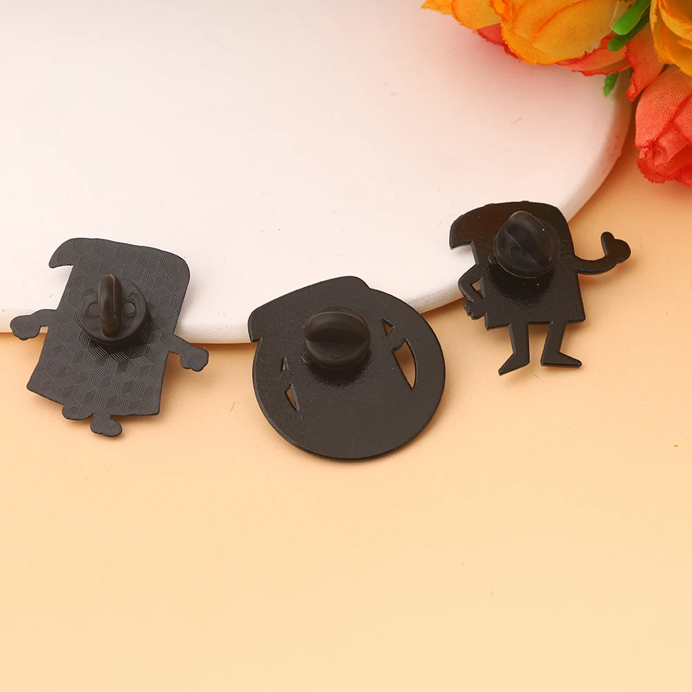 3pcs/set Comedy Anime Magic Towel Toweliie Enamel Pins I Have No Idea What's Going On Brooches Backpack Lapel Badge Gift