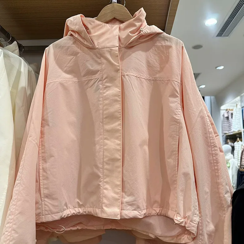 Spring Autumn Women Windproof Cool Jacket Coat Fashion High Quality Hooded Stand Collar Jacket Femme Casaco Abrigo Streetwear