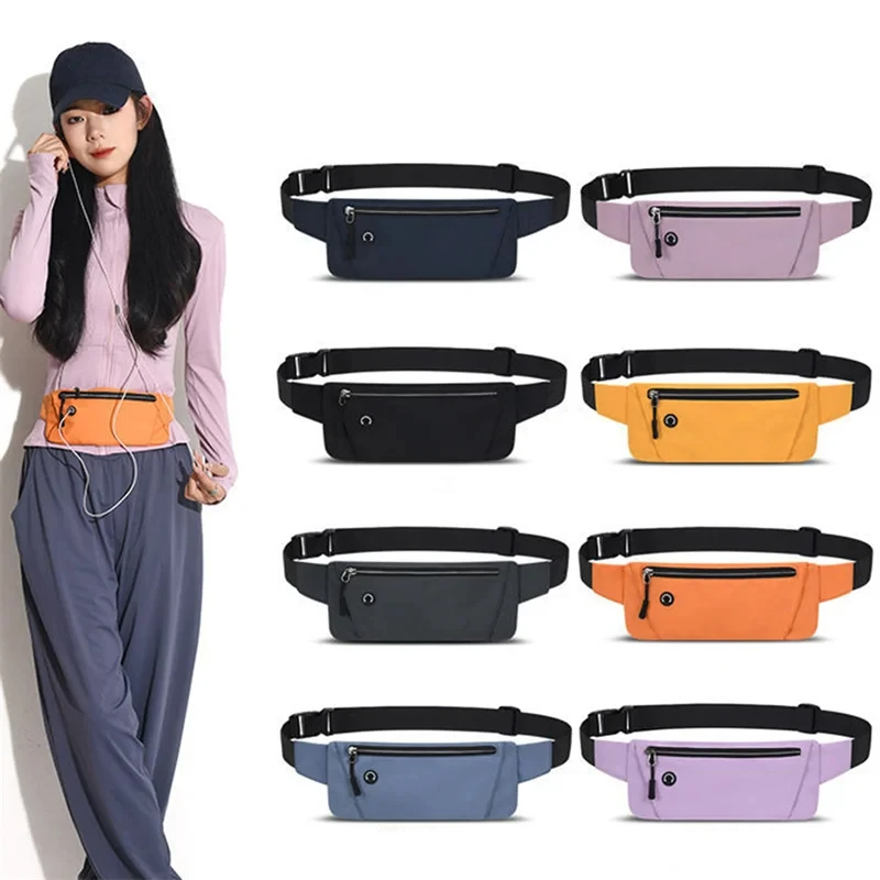 Running Waist Bag Sports Belt Pouch Mobile Phone Bag Men Women Waist Pack Lightweight Gym Sports Bag Waist Pack Adjustable Strap