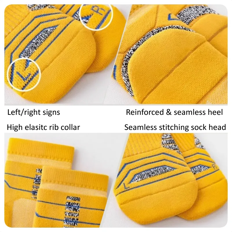 Professional Marathon Running Socks Men Thick Towel Bottom Sports Cycling Basketball Socks Odor Prevention Sweat Absorption