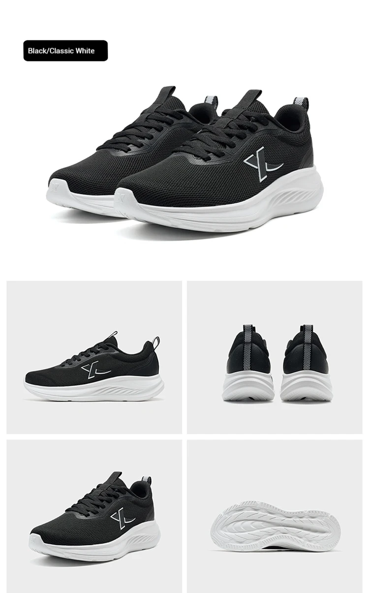 Xtep Running Shoes For Men 2025 Summer Breathable Mesh Shoes Soft-soled Shock Absorbing Lightweight Sports Shoes 875419110053