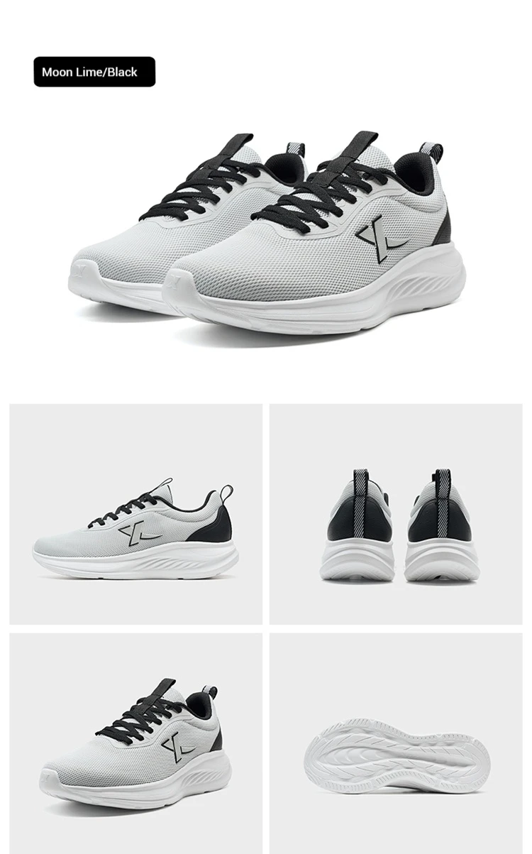 Xtep Running Shoes For Men 2025 Summer Breathable Mesh Shoes Soft-soled Shock Absorbing Lightweight Sports Shoes 875419110053