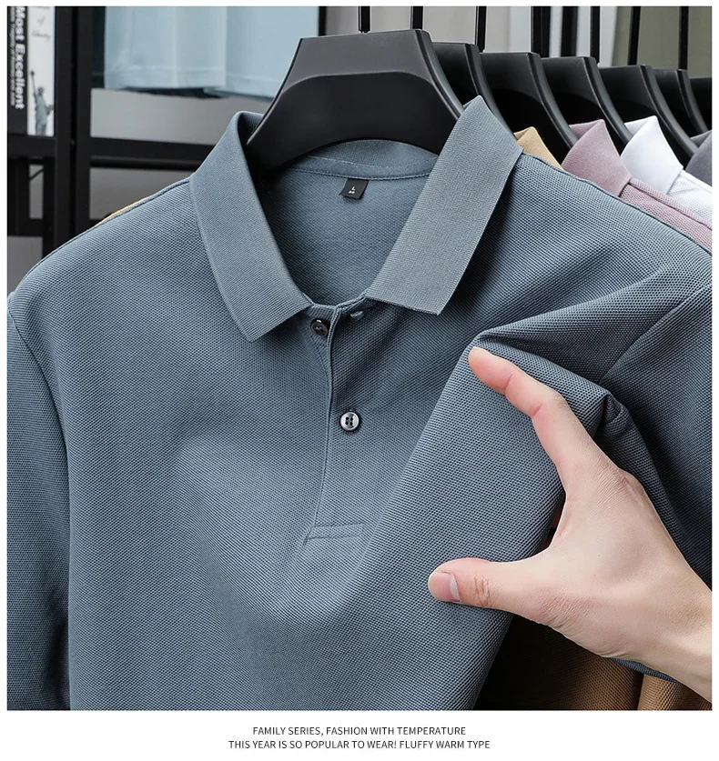 Men's 100% Cotton Polo Shirt - Summer Casual Breathable Tee,19 Colors,Ideal for Golf and Sports,Business Casual,Silk-Like Finish
