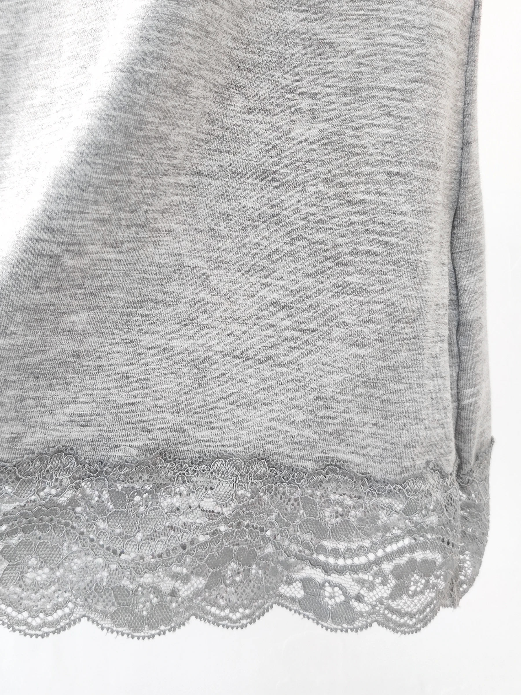 Lace Camisole for Women, Solid Color Casual Vest with Lace Splicing, Can Be Worn Inside or Outside