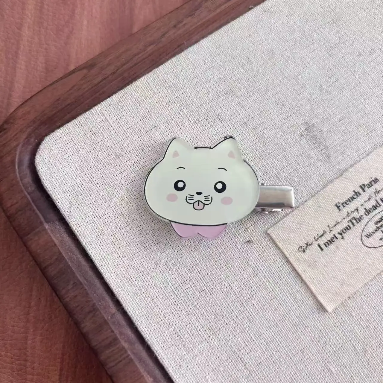 Anime The Summer Hikaru Died Tsujinaka Yoshiki Character Cosplay Hairpin Kawaii Cat Hairclip Jewelry Hair Accessories Gift Prop