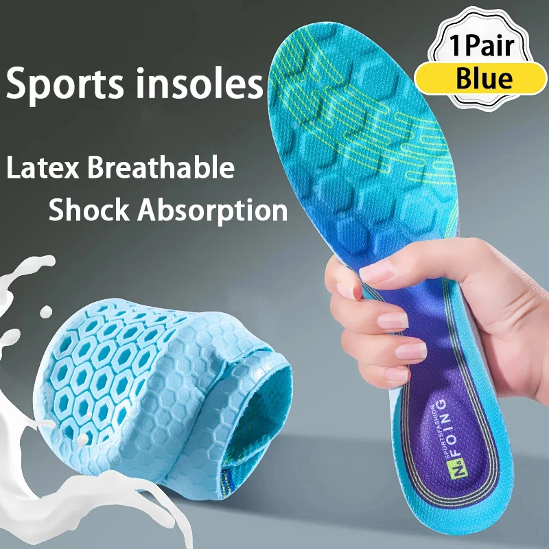 1 Pair Sport Insoles for Shoes Shock absorption Breathable Deodorization Cushion Suitable for Running Arch Support Insole