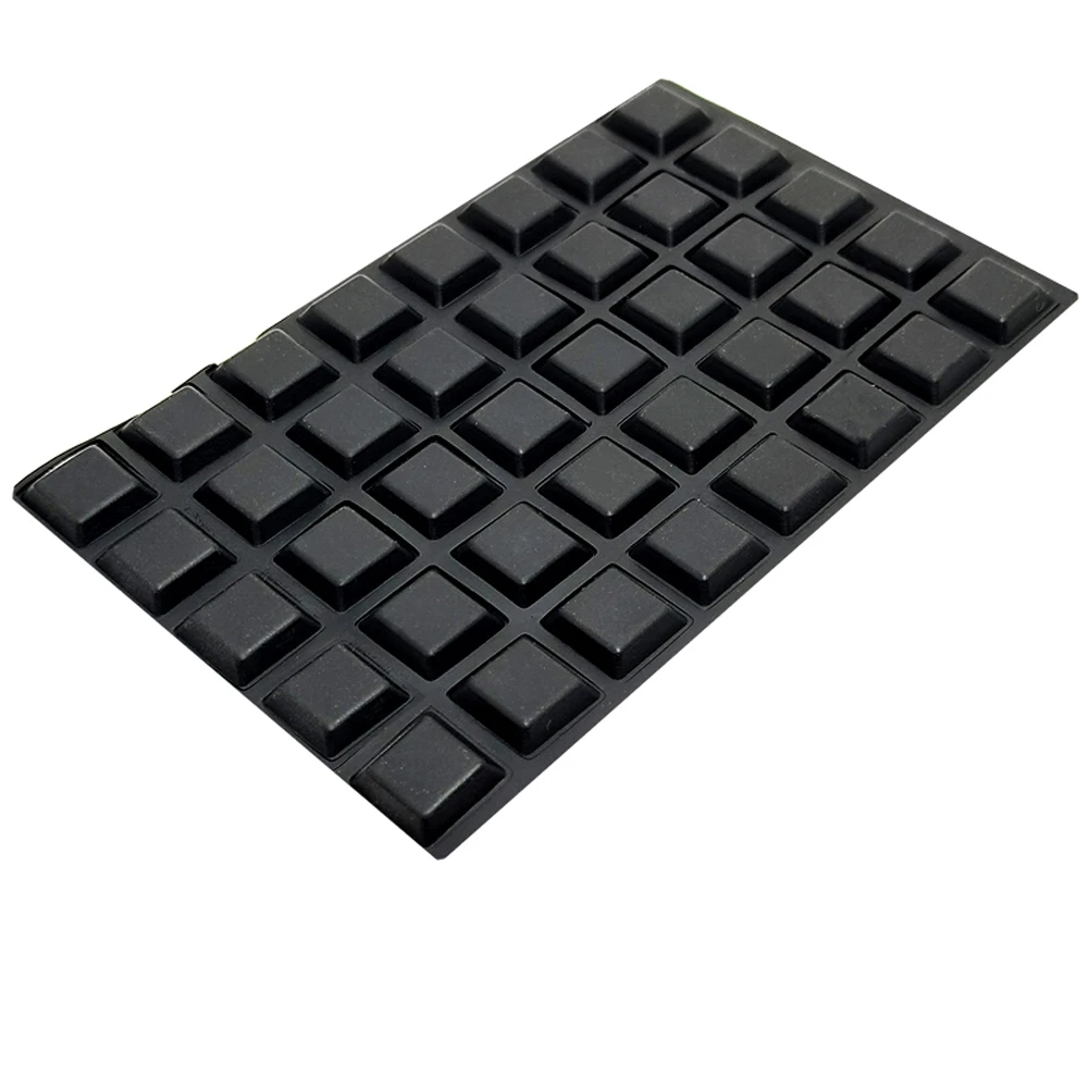 1 pcs Silicone Cushion Mat Self Adhesive Pad Black/Clear Rubber Feet Cabinet Plug Bumper Pad Adhesive Cushion Cabinet Door Mat