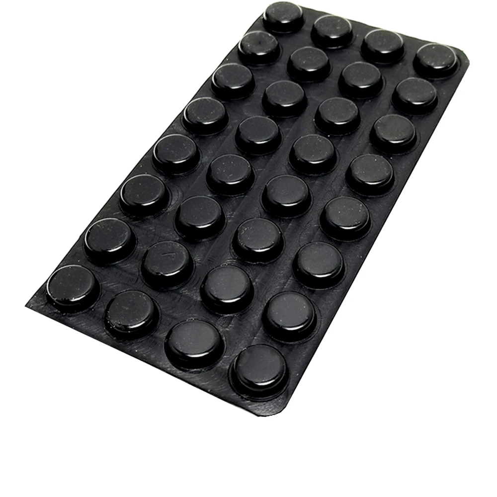 1 pcs Silicone Cushion Mat Self Adhesive Pad Black/Clear Rubber Feet Cabinet Plug Bumper Pad Adhesive Cushion Cabinet Door Mat