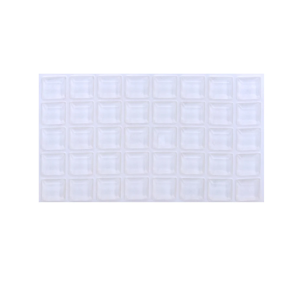 1 pcs Silicone Cushion Mat Self Adhesive Pad Black/Clear Rubber Feet Cabinet Plug Bumper Pad Adhesive Cushion Cabinet Door Mat