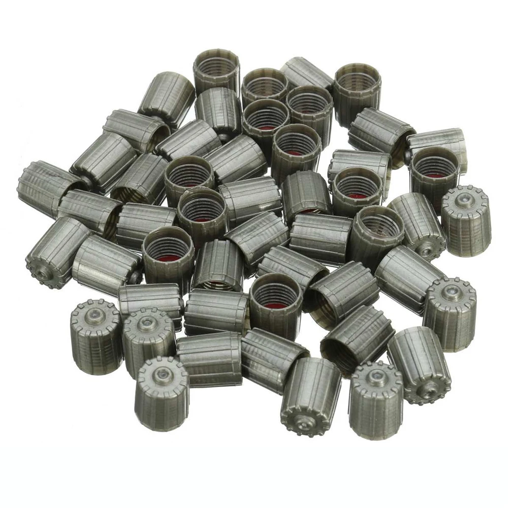 4/10/25/50Pcs Tire Valve Stem Caps, with O Rubber Ring, Universal Tyre Stem Covers for Cars SUVs Bike Bicycle Trucks Motorcycles
