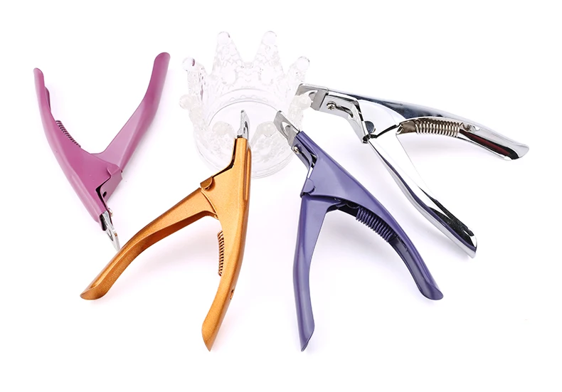 False Acrylic Tips Clipper Manicure Clamp Clippers Special Type U Word Cut False Manicure Tools Cut Clipper Nail Manicure Tools