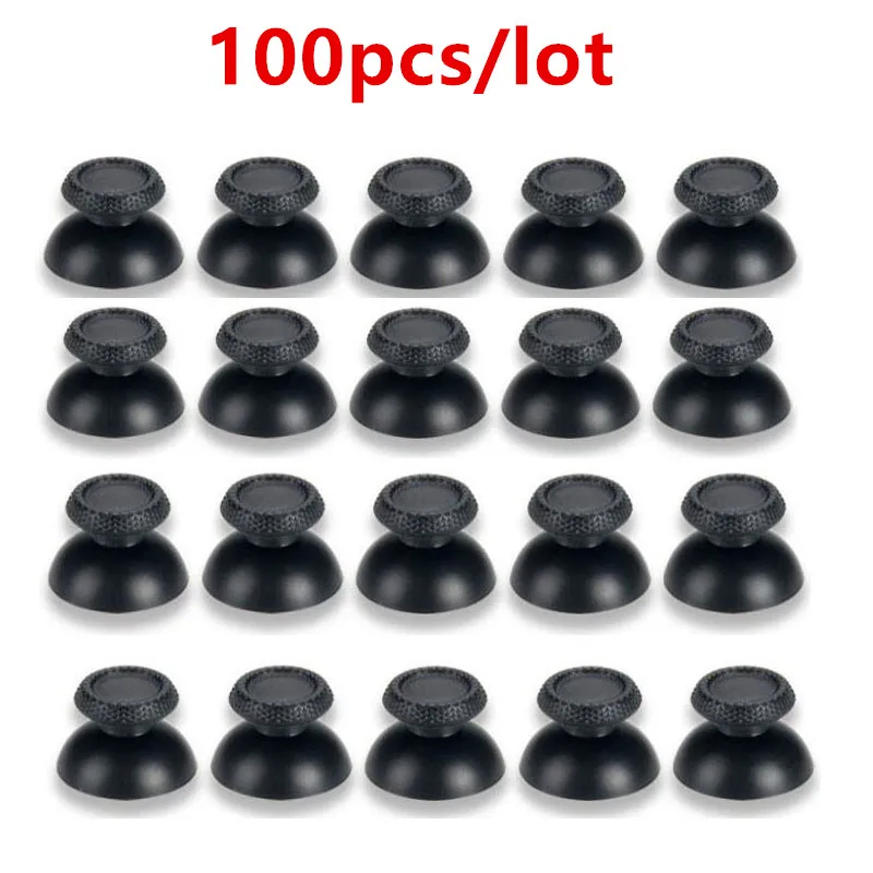 100Pcs 3D Analog Joystick Stick Replacement Module Mushroom Cap For Sony PS4 Playstation 4 5 PS5 Xbox one / 360 Thumbstick Cover