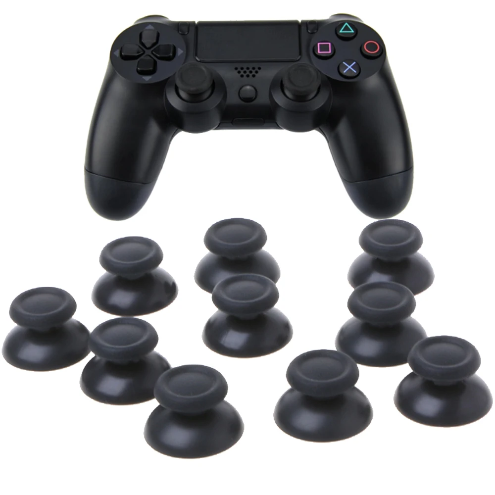 100Pcs 3D Analog Joystick Stick Replacement Module Mushroom Cap For Sony PS4 Playstation 4 5 PS5 Xbox one / 360 Thumbstick Cover