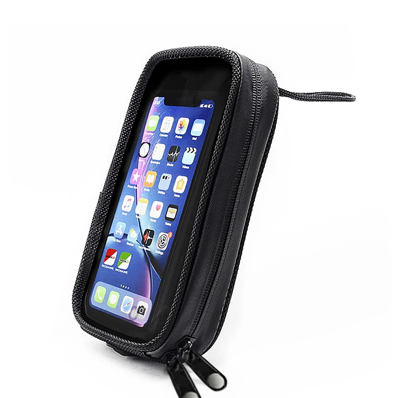Universal Motorcycle Fuel Tank Bag Magnetic Fuel Tank Transparent Bag Mobile Phone Seat Bag Cell Phone Holder Pouch Waterproof