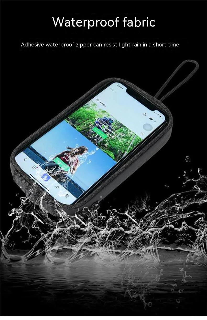 Universal Motorcycle Fuel Tank Bag Magnetic Fuel Tank Transparent Bag Mobile Phone Seat Bag Cell Phone Holder Pouch Waterproof