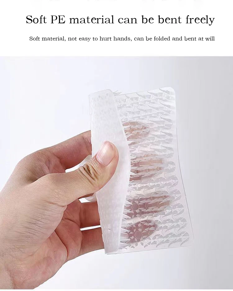 Kitchen Cleaning Tools Silicone Dish Scrubber Crevice Brush Household Fruit and Vegetable Clean Brush Cleaning Accessories