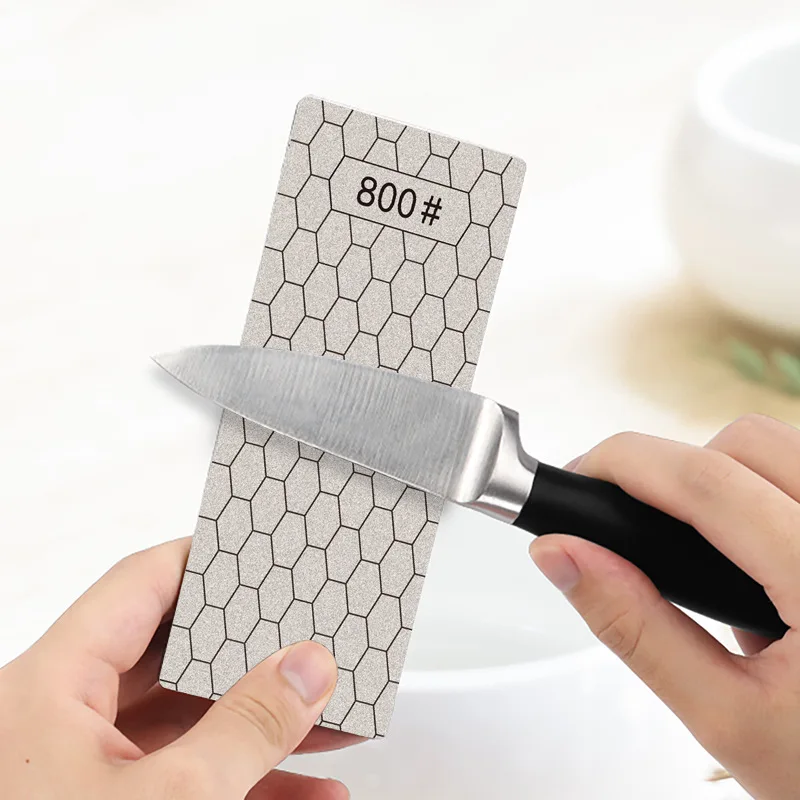 Sy Tools New 80-3000# Professional Diamond Knife Sharpener Sharpening Stone Plate Kitchen Chef Knife Whetstone Honeycomb Pattern