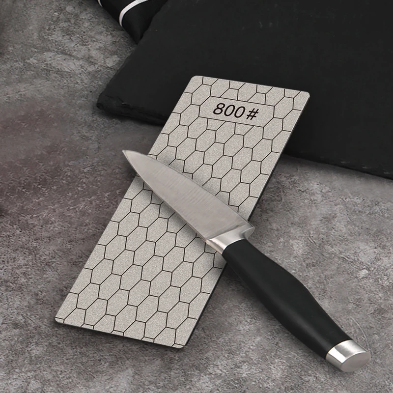 Sy Tools New 80-3000# Professional Diamond Knife Sharpener Sharpening Stone Plate Kitchen Chef Knife Whetstone Honeycomb Pattern