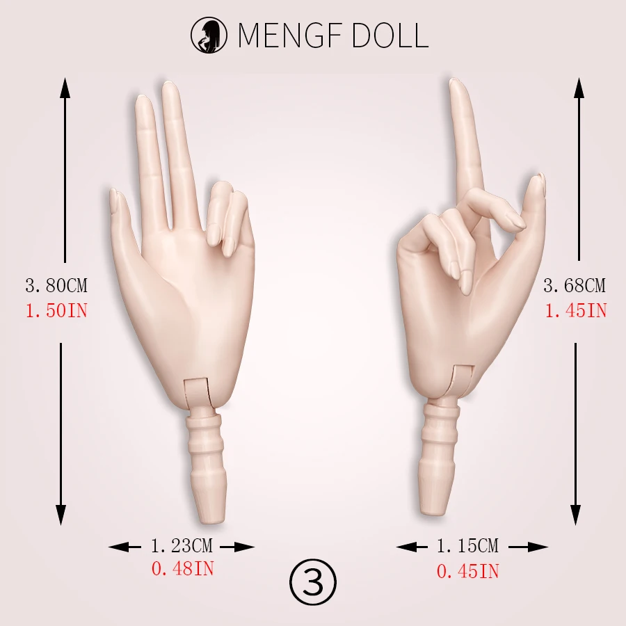 Universal 1/6 Doll Hands DIY Doll Decors Fashion Gesture Doll Hands Feet Accessories White Beige Color Doll Parts Girl Gifts Toy