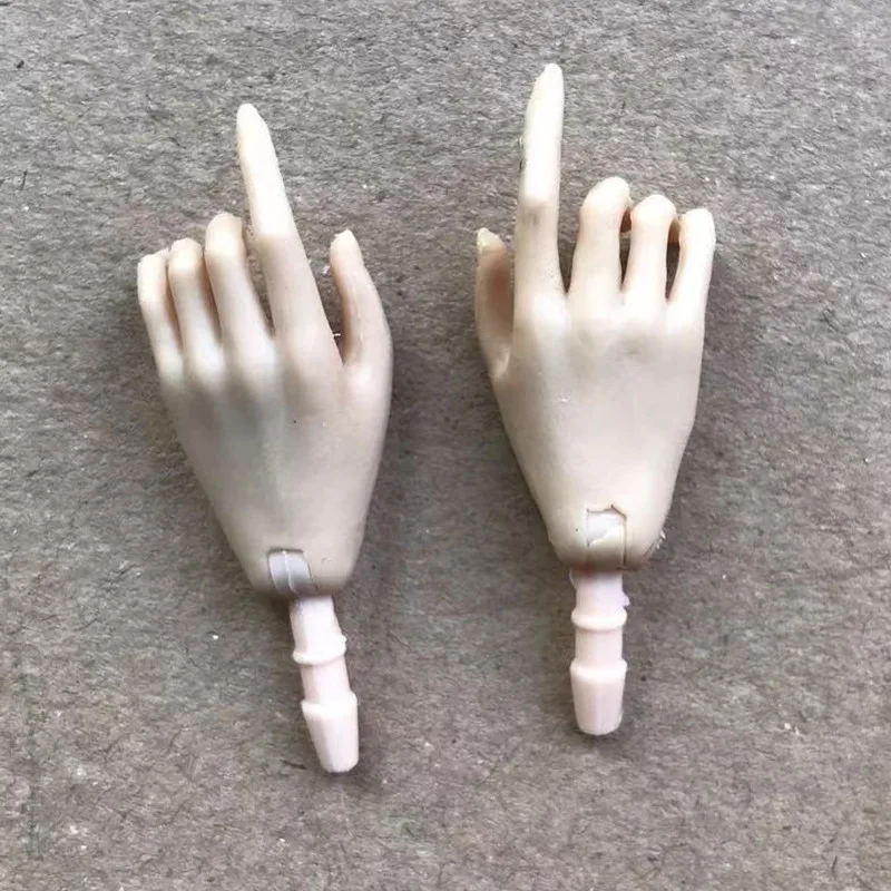 Universal 1/6 Doll Hands DIY Doll Decors Fashion Gesture Doll Hands Feet Accessories White Beige Color Doll Parts Girl Gifts Toy