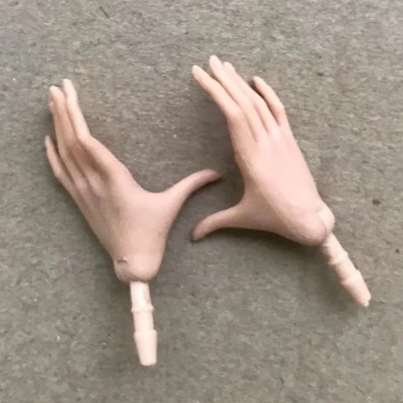 Universal 1/6 Doll Hands DIY Doll Decors Fashion Gesture Doll Hands Feet Accessories White Beige Color Doll Parts Girl Gifts Toy