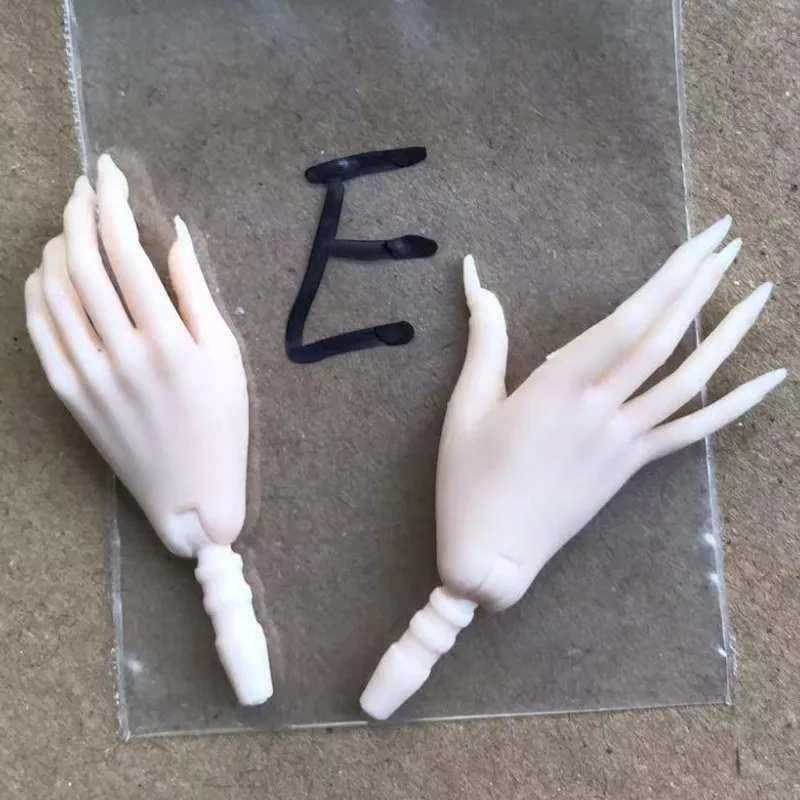 Universal 1/6 Doll Hands DIY Doll Decors Fashion Gesture Doll Hands Feet Accessories White Beige Color Doll Parts Girl Gifts Toy