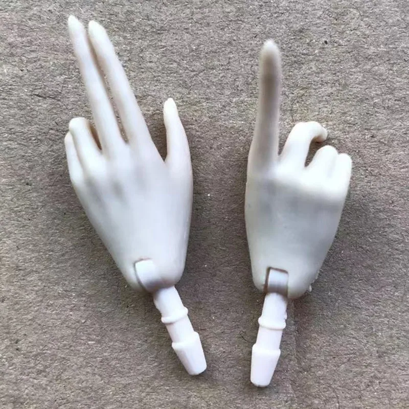 Universal 1/6 Doll Hands DIY Doll Decors Fashion Gesture Doll Hands Feet Accessories White Beige Color Doll Parts Girl Gifts Toy