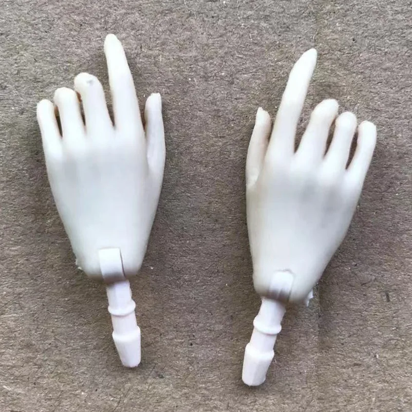 Universal 1/6 Doll Hands DIY Doll Decors Fashion Gesture Doll Hands Feet Accessories White Beige Color Doll Parts Girl Gifts Toy
