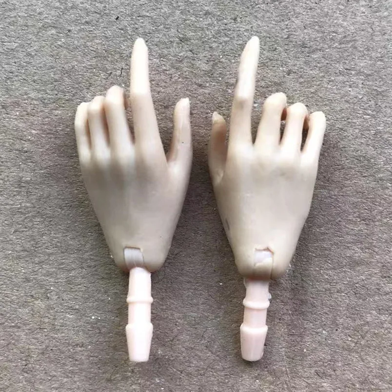 Universal 1/6 Doll Hands DIY Doll Decors Fashion Gesture Doll Hands Feet Accessories White Beige Color Doll Parts Girl Gifts Toy