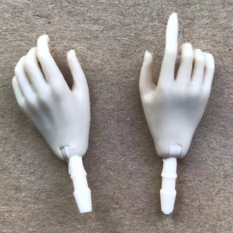 Universal 1/6 Doll Hands DIY Doll Decors Fashion Gesture Doll Hands Feet Accessories White Beige Color Doll Parts Girl Gifts Toy