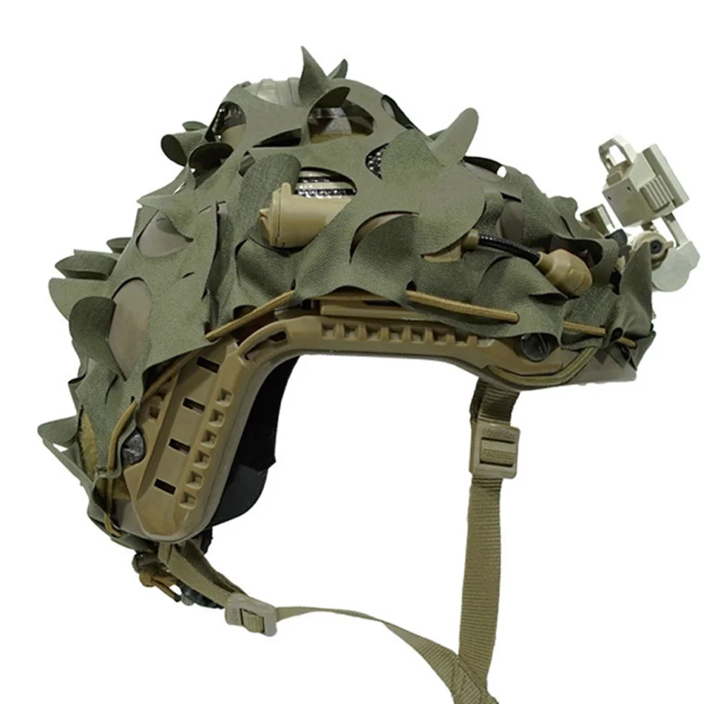 VULPO Tactical FAST Helmet Cover 3D Camouflage Helmet Cloth Cover For FAST Helmet Hunting Airsoft Helmet Accessories
