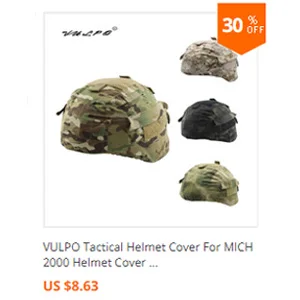 VULPO Tactical FAST Helmet Cover 3D Camouflage Helmet Cloth Cover For FAST Helmet Hunting Airsoft Helmet Accessories
