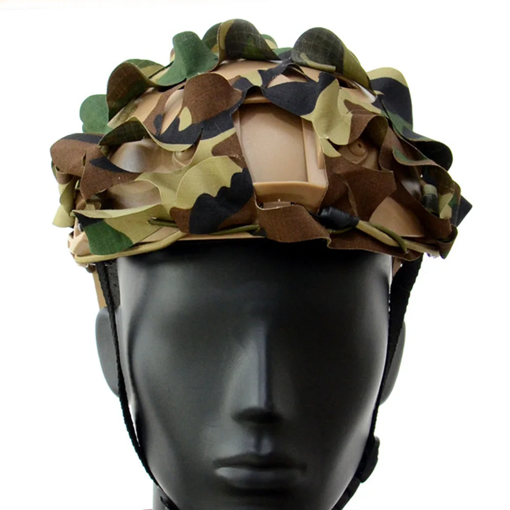 VULPO Tactical FAST Helmet Cover 3D Camouflage Helmet Cloth Cover For FAST Helmet Hunting Airsoft Helmet Accessories