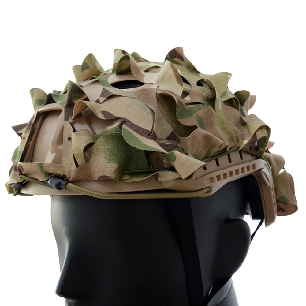 VULPO Tactical FAST Helmet Cover 3D Camouflage Helmet Cloth Cover For FAST Helmet Hunting Airsoft Helmet Accessories