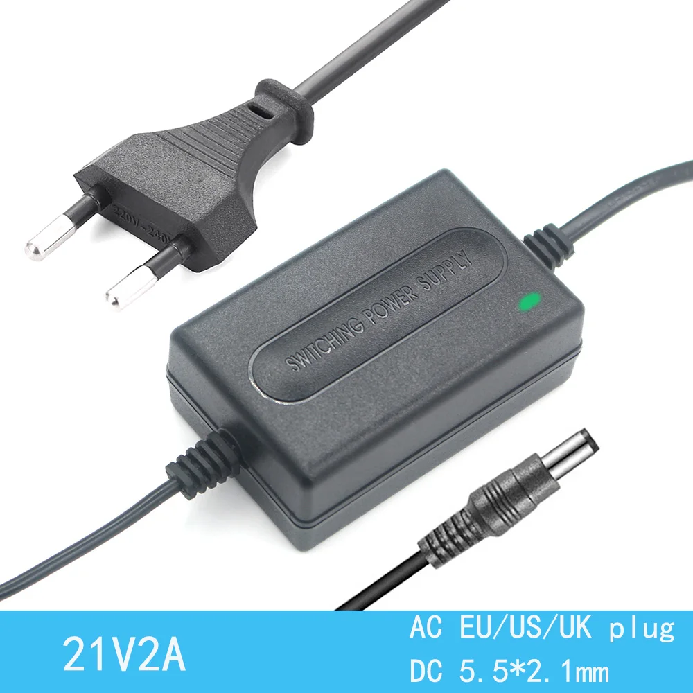 21V 1.5A 2A 3A 4A 5A 10A Intelligence Lithium Li-ion Battery Charger for 5S 18V Lithium Polymer Battery Pack DC 5.5*2.5MM 2.1MM