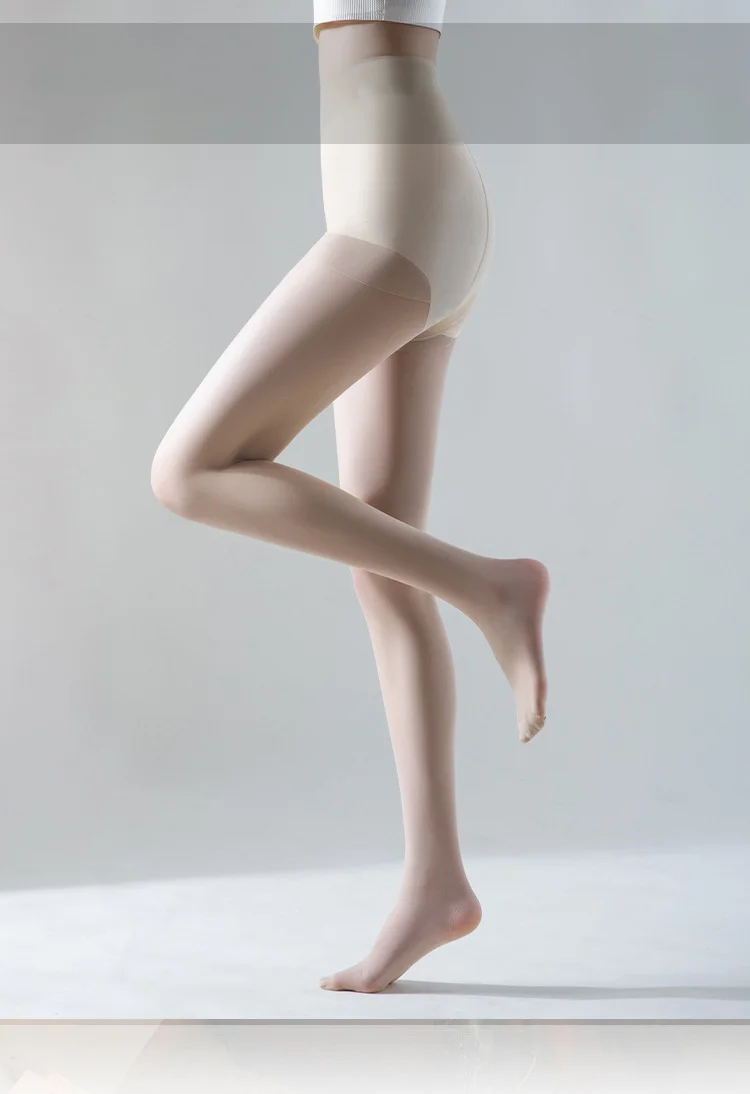 2/5/8/10 Pairs Women's Slim Fit Anti Hook Silk Pantyhose High Elasticity Breathable Ultra-Thin Bottom Socks Leggings