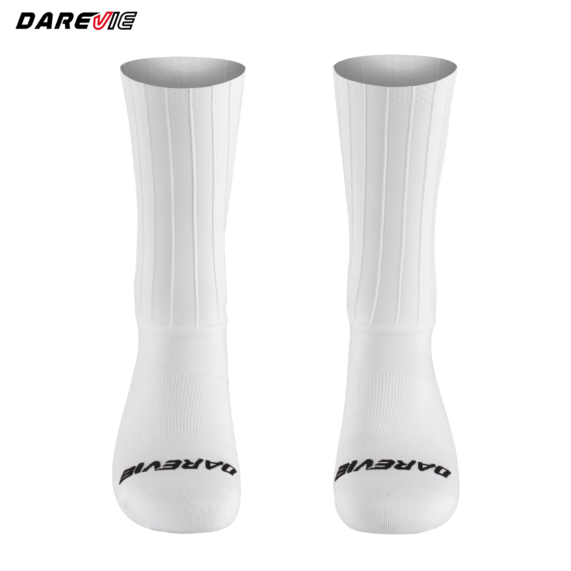 DAREVIE Sport Socks Aero High Speed Quick Dry Non Slip Outdoors Man Socks Moisture Wicking Reduce Wind Resistance Woman Socks
