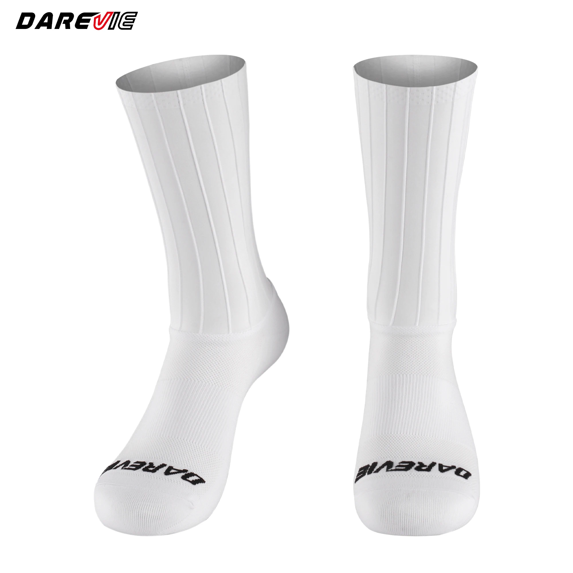 DAREVIE Sport Socks Aero High Speed Quick Dry Non Slip Outdoors Man Socks Moisture Wicking Reduce Wind Resistance Woman Socks