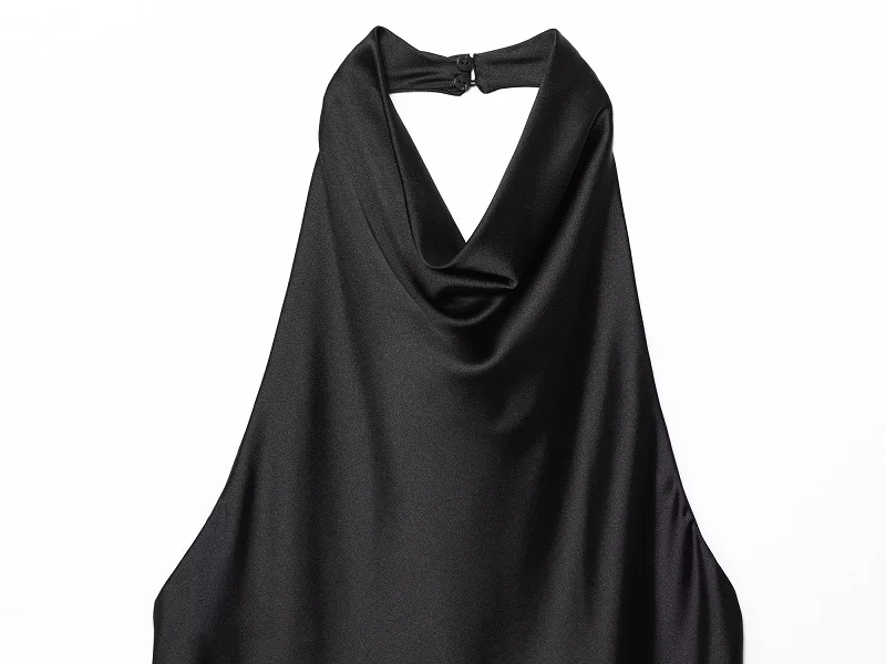 MUJER Satin Halter Tops for Women off Shoulder Backless Tops Woman 2026 Sexy Strapless Women's Tops Camisole Beach Top Female