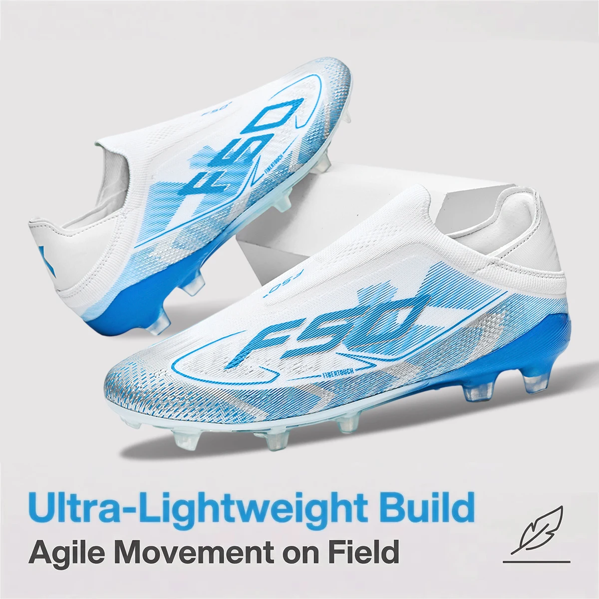 Professional Match Adult AG FG Soccer Cleats Textured PU Upper High-friction TPU Stud Anti-slip Boost Ball Control For Grass