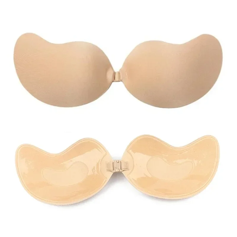 1/2pcs Invisible Strapless Adhesive Stick Bra Strapless Push Up Bras Women Lingerie Seamless Silicone Nipple Covers Underwear
